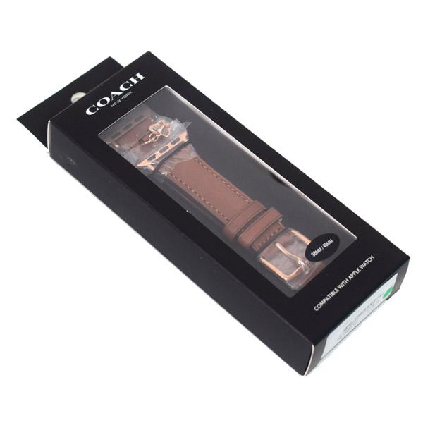 コーチ アップルウォッチ 替えベルト COACH レザー 蝶々 バタフライ チャーム アップルウォッチ applewatch 替えベルト ストラップ ウォッチ 腕時計 ブラウン 14700117_4