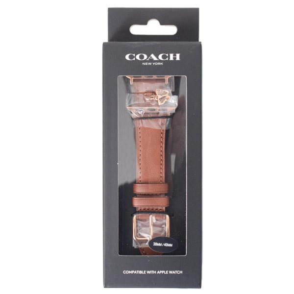 コーチ アップルウォッチ 替えベルト COACH レザー 蝶々 バタフライ チャーム アップルウォッチ applewatch 替えベルト ストラップ ウォッチ 腕時計 ブラウン 14700117_5