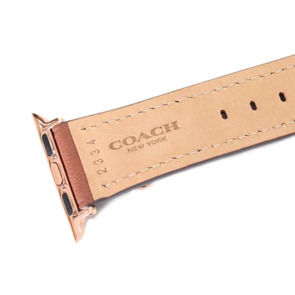 コーチ アップルウォッチ 替えベルト COACH レザー 蝶々 バタフライ チャーム アップルウォッチ applewatch 替えベルト ストラップ ウォッチ 腕時計 ブラウン 14700117_3