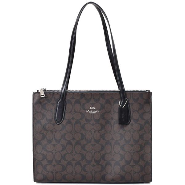 コーチ バッグ COACH コーティングキャンバス レザー