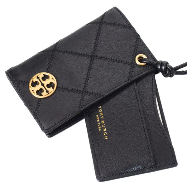TORY BURCH(トリーバーチ) 名刺入れ - 黒 キルティング レザー 【公式