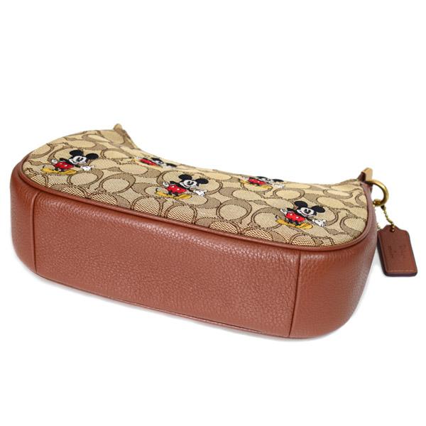 コーチ バッグ COACH ジャガード レザー シグネチャー ディズニー