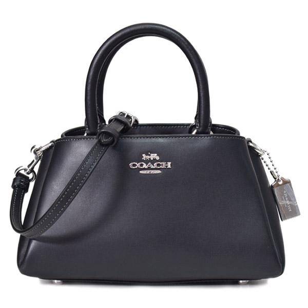 コーチ バッグ COACH スムースレザー ロゴ ズーリ クロスボディ 2WAY 斜め掛け ショルダー ハンドバッグ ブラック CM186の通販は