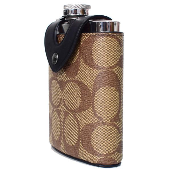 コーチ 水筒 COACH コーティングキャンバス レザー シグネチャー