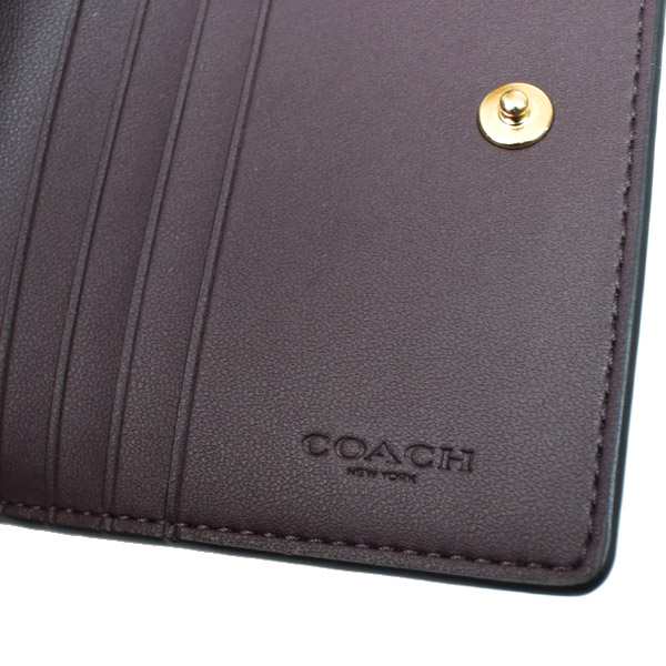 コーチ 財布 COACH コーティングキャンバス レザー シグネチャー