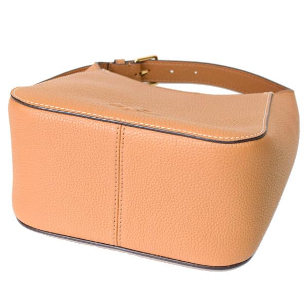 トリーバーチ バッグ TORY BURCH ぺブルレザー スモール バケット バケツ型 2way 斜め掛け ショルダー ハンドバッグ ティラミス 144690