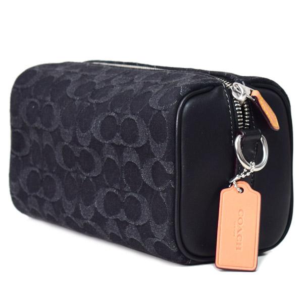 コーチ バッグ COACH デニム スムースレザー シグネチャー アクセル 