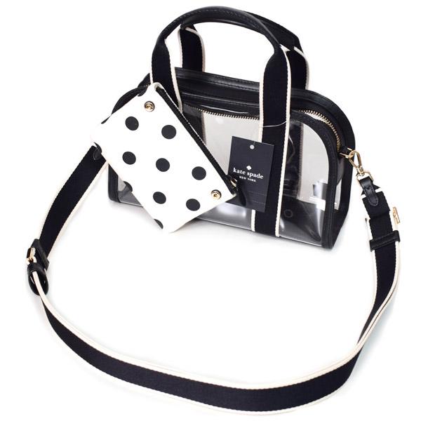 ケイトスペード バッグ katespade スケルトン シースルー ポーチ