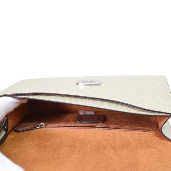 コーチ バッグ COACH リザード レザー エライザ フラップ クロスボディ