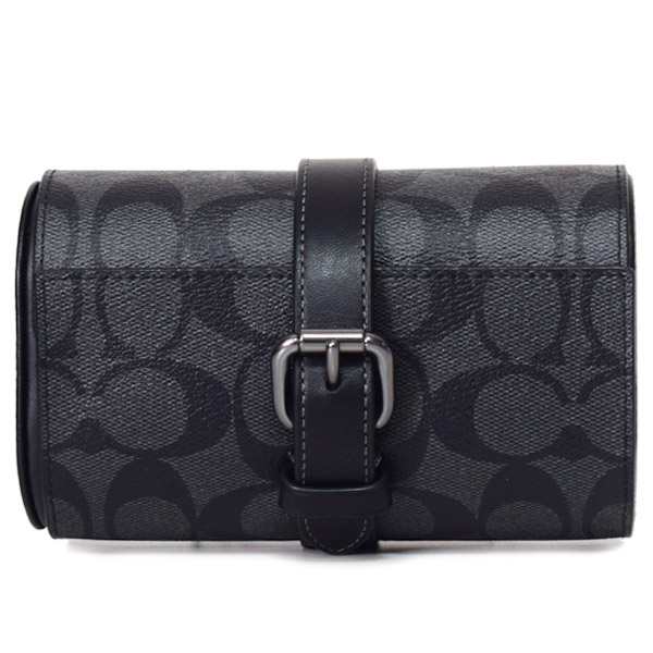 COACH】コーチ コーティングキャンバス レザー シグネチャー