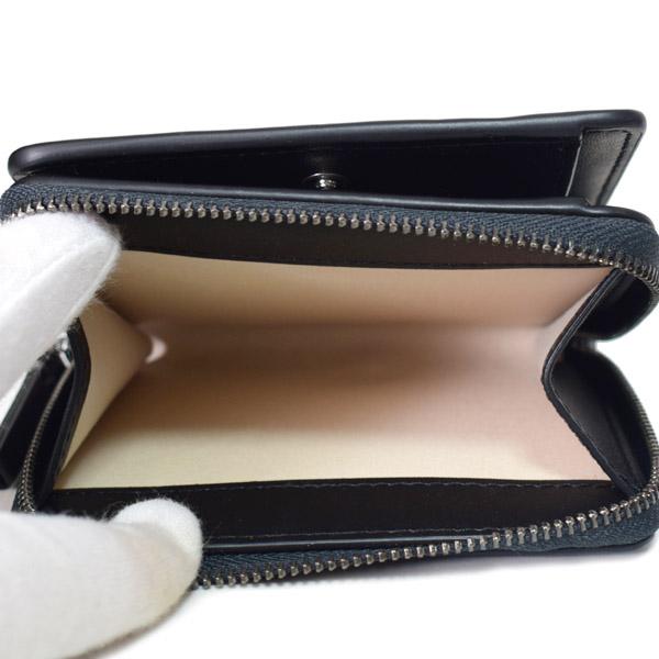 トリーバーチ 財布 TORY BURCH レザー エマーソン シャイン ミニ ウォレット 二つ折り 財布 ピューター 153359_4