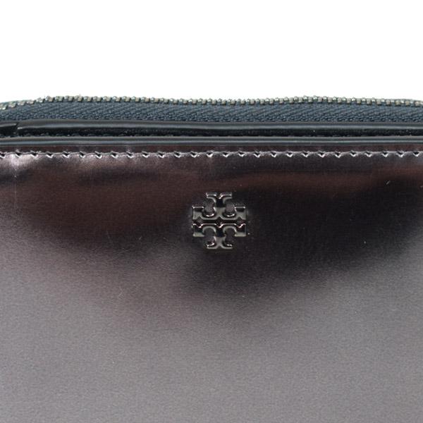 トリーバーチ 財布 TORY BURCH レザー エマーソン シャイン ミニ ウォレット 二つ折り 財布 ピューター 153359_5