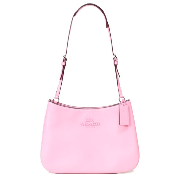 コーチ バッグ COACH スムースレザー ペネロペ ロゴ スリム ショルダー ハンドバッグ フラワーピンク CP101の通販は
