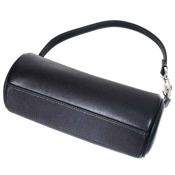 コーチ バッグ COACH レザー ノリータ 筒型 リストレット バレル バッグ マルチ ポーチ ハンドバッグ ブラック CR830の通販は
