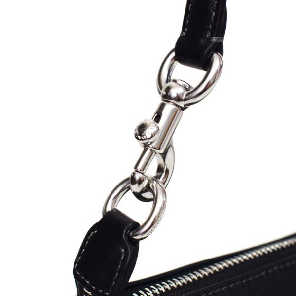 コーチ バッグ COACH レザー ノリータ 筒型 リストレット バレル バッグ マルチ ポーチ ハンドバッグ ブラック CR830の通販は