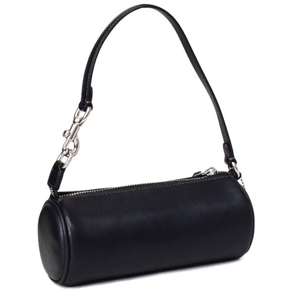 コーチ バッグ COACH レザー ノリータ 筒型 リストレット バレル バッグ マルチ ポーチ ハンドバッグ ブラック CR830の通販は