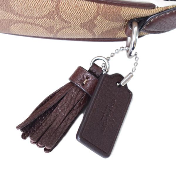コーチ バッグ COACH ペブルレザー シグネチャー カルメン ミニ 2way チェーン クロスボディ 斜め掛け ショルダーバッグ チャークマルチ CV703_5