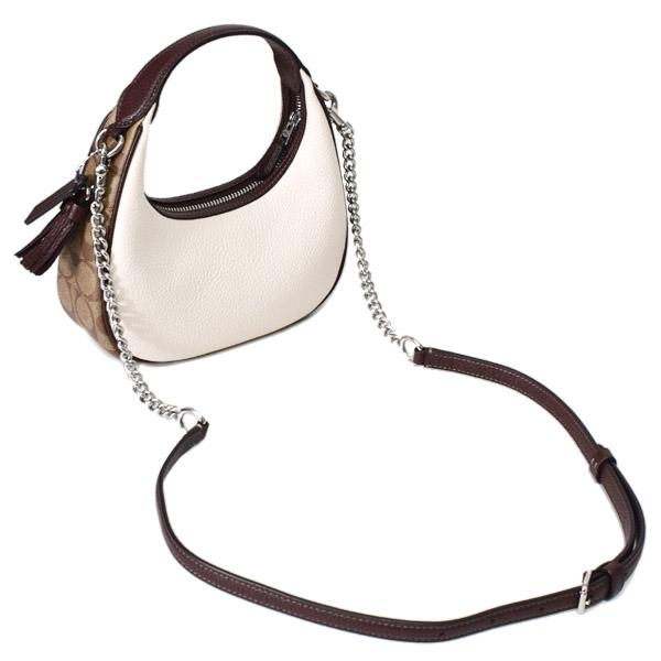 コーチ バッグ COACH ペブルレザー シグネチャー カルメン ミニ 2way チェーン クロスボディ 斜め掛け ショルダーバッグ チャークマルチ CV703 コーチ バッグ COACH ペブルレザー シグネチャー カルメン ミニ 2way