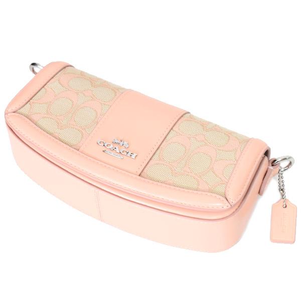コーチ バッグ COACH ジャガード レザー シグネチャー アンドレア スモール ロゴ フラップ クロスボディ 3WAY クラッチ ショルダー ハンドバッグ フェイディドブラッシュ CT759 コーチ バッグ COACH ジャガード レザー シグネチャー アンドレア