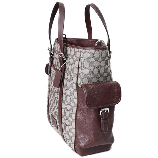 コーチ メンズ バッグ COACH ジャガード レザー シグネチャー