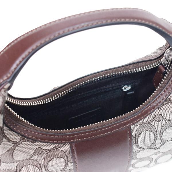 コーチ バッグ COACH ジャガード レザー シグネチャー カルメン ミニ 2way チェーン クロスボディ 斜め掛け ショルダーバッグ オーク×メイプル CU984_4