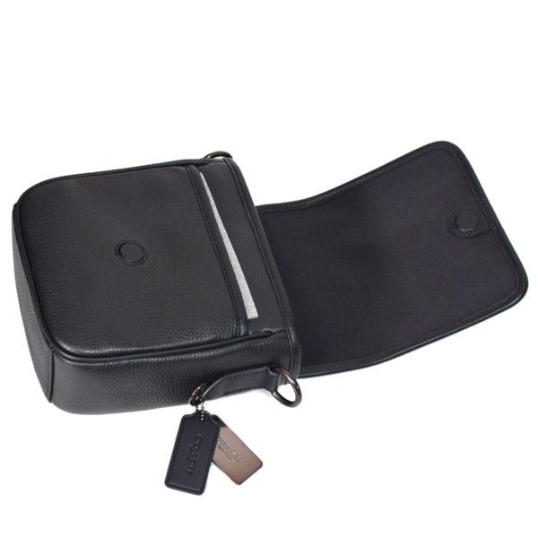 コーチ メンズ バッグ COACH レザー ルーカス ロゴ コンパクト 2WAY クロスボディ 斜め掛け メッセンジャー ショルダーバッグ ブラック CO914_4