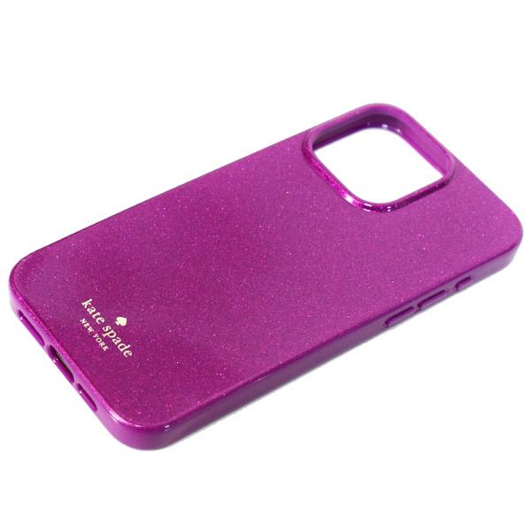 ケイトスペード】ダークラズベリー バンカーリング付 iPhone15対応