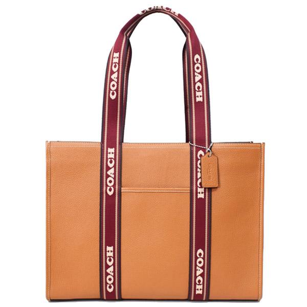 コーチ バッグ COACH ぺブルレザー スミス ラージ トート ロゴ ショルダーバッグ ペニーマルチ CU996