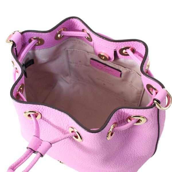 ケイトスペード バッグ katespade 巾着 バケツ型 ペブルレザー エマ スモール バケット 2way 斜めがけ ショルダー ハンドバッグ マンデビラ KK071