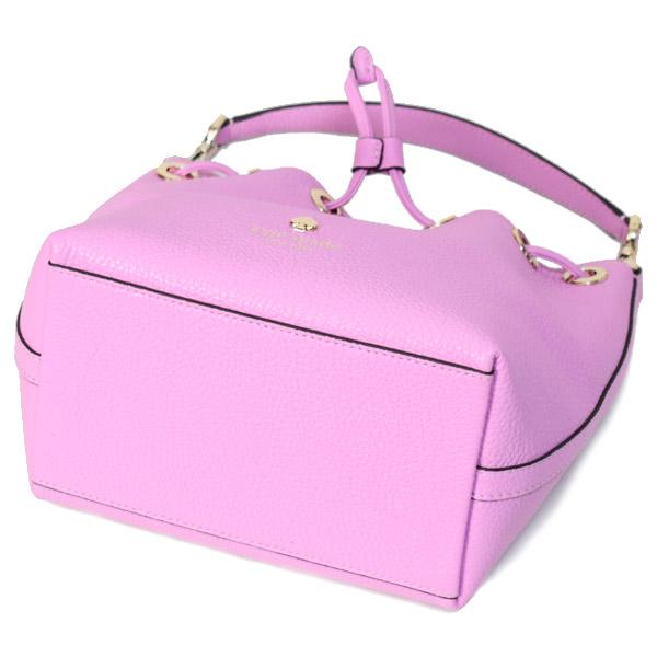 ケイトスペード バッグ katespade 巾着 バケツ型 ペブルレザー エマ スモール バケット 2way 斜めがけ ショルダー ハンドバッグ マンデビラ KK071