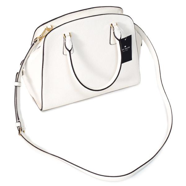 ケイトスペード バッグ katespade ペブルレザー カイラ ロゴ サッチェル 2way 斜めがけ ショルダー ハンドバッグ メレンゲ KF526