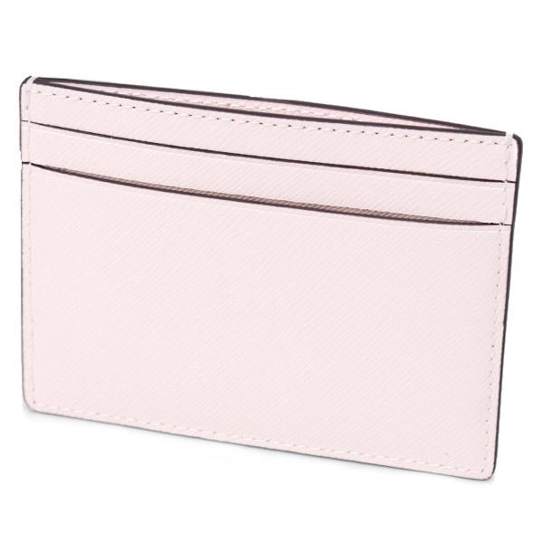 ケイトスペード カードケース katespade レザー ハート スタッズ マディソン スモール スリム カードホルダー 名刺入れ 定期入れ パスケース 専用BOX付き パウダードシュガー KK200 ケイトスペード カードケース katespade レザー ハート スタッズ