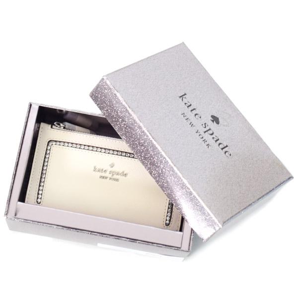 Kate Spade きらきら かわいい おしゃれな 折り財布 KATE SPADE] ホリデーデザイン グリッター 折り財布 箱付き