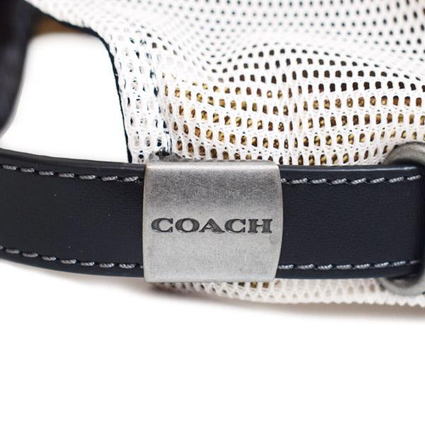 コーチ 帽子 COACH シグネチャー コットン メッシュ ロゴ エンブロイダード トラッカー ハット キャップ ライトサドル XS/S CAA61_5