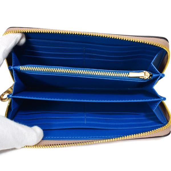 コーチ 長財布 COACH コーティングキャンバス スムースレザー