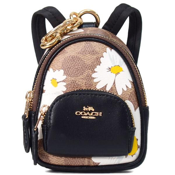 COACH コーチ キーホルダー チャーム フラワー 花柄 シグネチャー