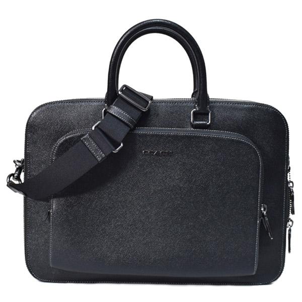 【超美品】COACH ビジネスバッグ メンズ ナイロン xレザー ブラック 公式】COACH – コーチ ビジネスバッグ＆ブリーフケース メンズ