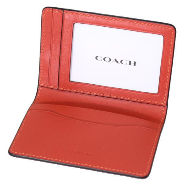 コーチ カードケース COACH レザー ロゴ カード入れ カードホルダー
