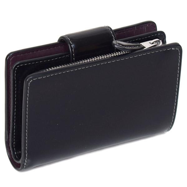 人気のブラック、高級レザーコーチ二つ折り財布 ★COACH★ スモール ジップ コーチ 財布 COACH レザー ロゴ ミディアム コーナー ジップ