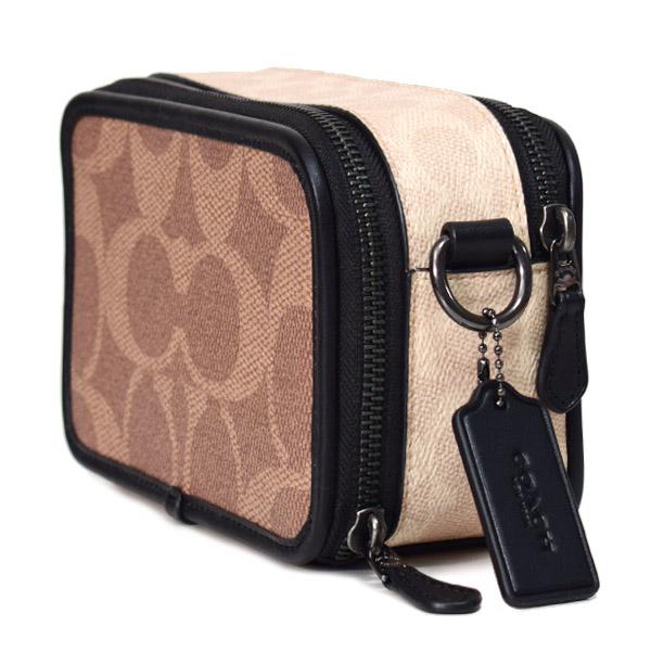 コーチ メンズ バッグ COACH コーティングキャンバス レザー