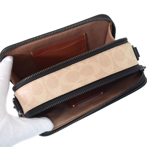コーチ メンズ バッグ COACH コーティングキャンバス レザー