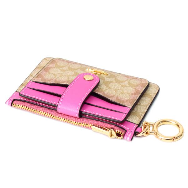 コーチ カードケース COACH コーティングキャンバス レザー