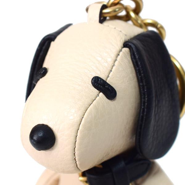 コーチ キーホルダー スヌーピー COACH ピーナッツ コラボ レザー バッグチャーム キーリング マルチ CBH29_4