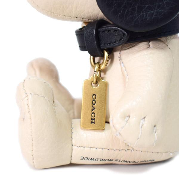 コーチ キーホルダー スヌーピー COACH ピーナッツ コラボ レザー バッグチャーム キーリング マルチ CBH29_5