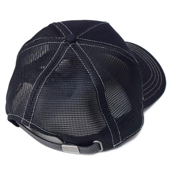 COACH メッシュキャップ 黒 Coach Flat Brim Mesh Cap “Shark” / Black - 名古屋 Blow