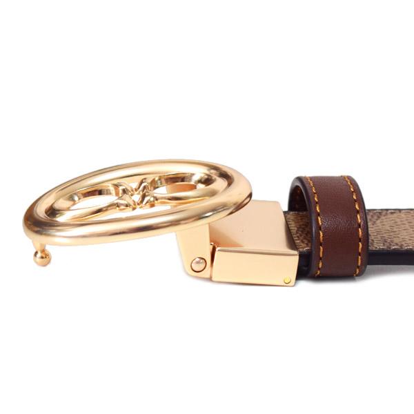正規品 COACH コーチ ベルト シグネチャー キャンバス レザー レディース コーチ ベルト COACH コーティングキャンバス レザー
