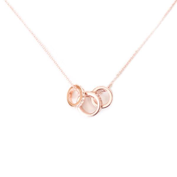 COACH コーチ ロンデルネックレス 3連 ラインストーン シルバー コーチ