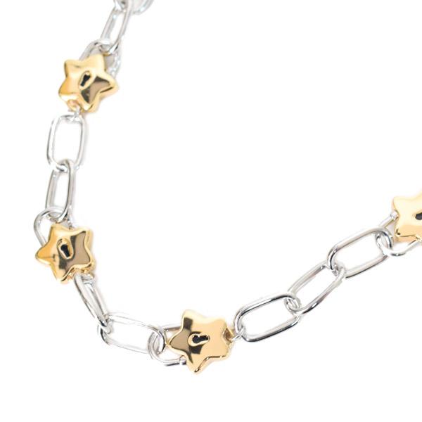 シルバープレーテッド ロゴ ネックレス RALPH LAURENラルフローレン