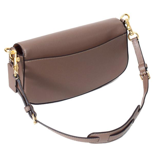 コーチ バッグ COACH レザー フラップ カーフ アンドレア ロゴ 3WAY クラッチ ショルダー ハンドバッグ ダークストーン CT768_1