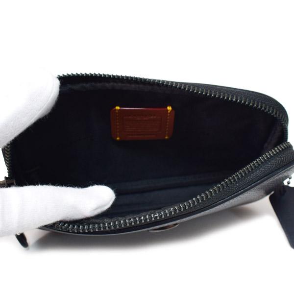 コーチ バッグ COACH ぺブルレザー ベルトバッグ ポーチ付き 2WAY ワン